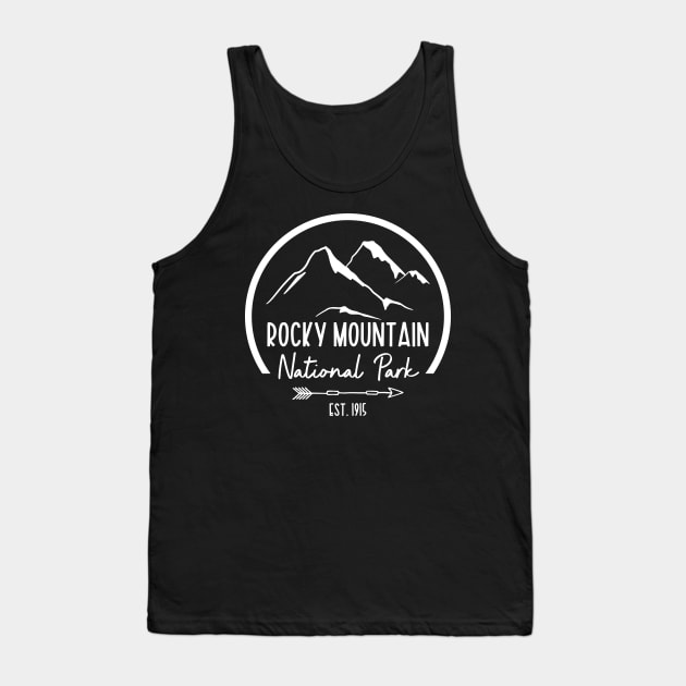 Rocky Mountain National Park Tank Top by Xtian Dela ✅